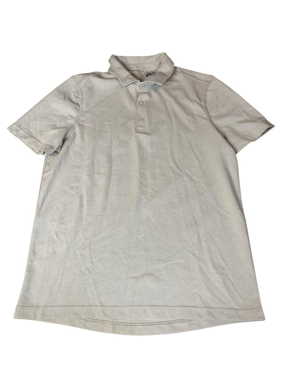 Kolby Keep Cool Collection Beige Polo Shirt - Men's Size Medium